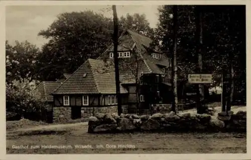 Ak Wilsede Bispingen im Heidekreis, Gasthof zum Heidemuseum