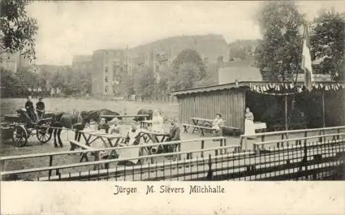 Ak Hamburg Mitte St Pauli, Heiligengeistfeld, Heiligen-Geist-Feld, Jürgen M. Sievers Milchhalle, 