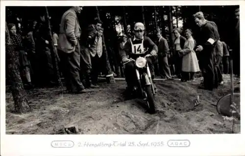 Foto Motor-Sport, Hengstberg-Trial 25. September 1955, ADAC