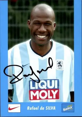 Autogrammkarte Fußballer Rafael da Silva, TSV 1860 München, Autogramm
