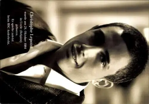 Autogrammkarte Fußballer Christophe Lepoint, TSV 1860 München, Autogramm