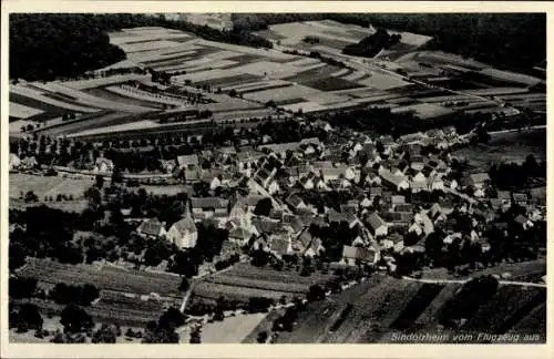 Ak Sindolsheim Rosenberg in Baden, Fliegeraufnahme