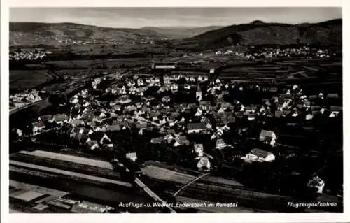 Ak Endersbach Weinstadt in Württemberg, Luftaufnahme von Endersbach, ländliche Landschaft, viele 