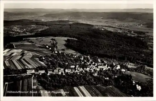 Ak Buoch Remshalden in Baden Württemberg, Luftaufnahme von  Höhenluftkurort, Landschaft, Flugzeug