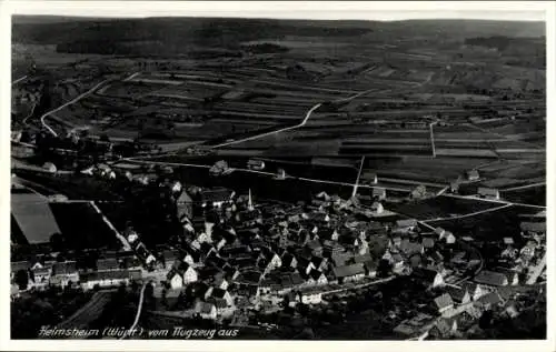 Ak Heimsheim am Schwarzwald, Luftaufnahme