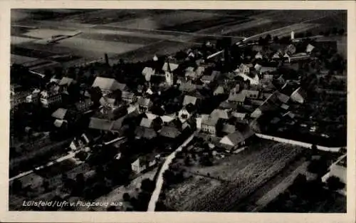 Ak Lülsfeld in Unterfranken, Luftaufnahme