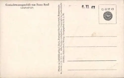 Ak Lülsfeld in Unterfranken, Luftaufnahme
