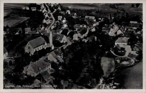 Ak Lauffen am Neckar, Fliegeraufnahme