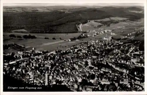 Ak Ebingen Albstadt in Württemberg, Luftaufnahme