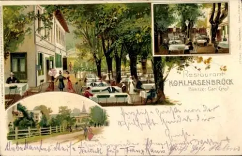 Litho Berlin Zehlendorf Wannsee, Restaurant Kohlhasenbrück