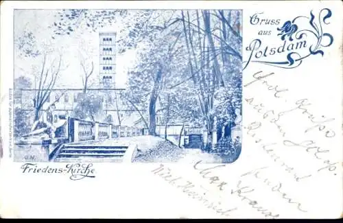 Ak Potsdam, Friedenskirche