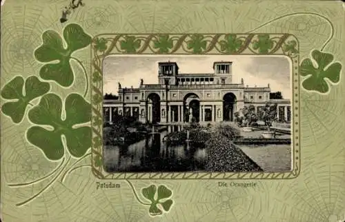 Präge Passepartout Ak Potsdam, Orangerie