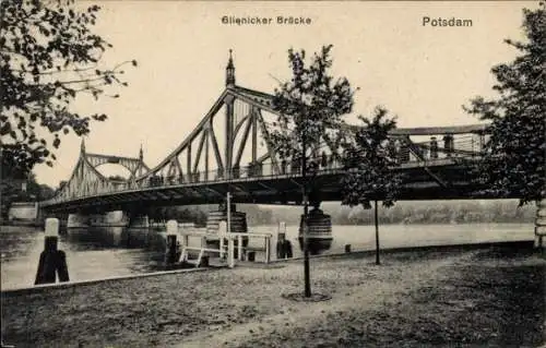 Ak Glienicke Potsdam in Brandenburg, Glienicker Brücke