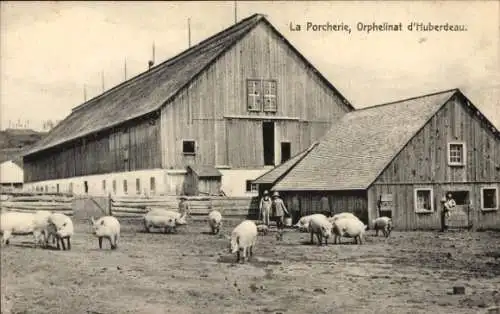 Ak Huberdeau Québec, La Porcherie, Orphelinat