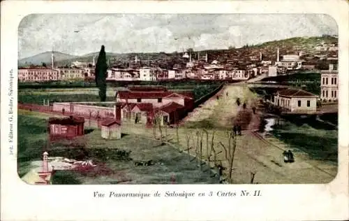 Ak Saloniki Thessaloniki Griechenland, Panorama