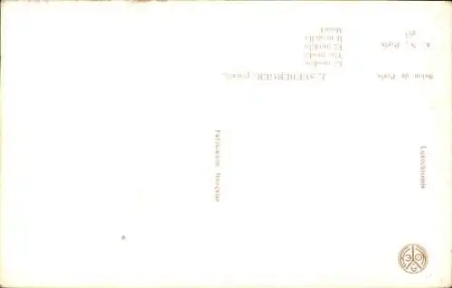 Künstler Ak Seebereer, J., Nackte Frau mit Rose, Erotik