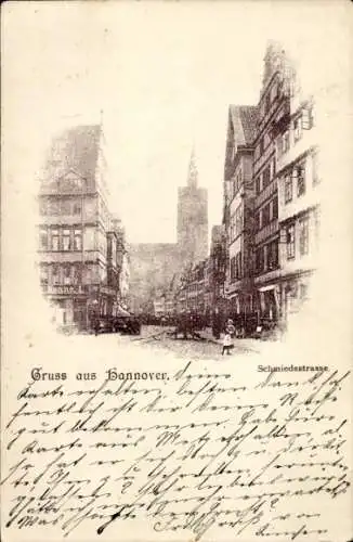 Ak Hannover in Niedersachsen, Schmiedestraße