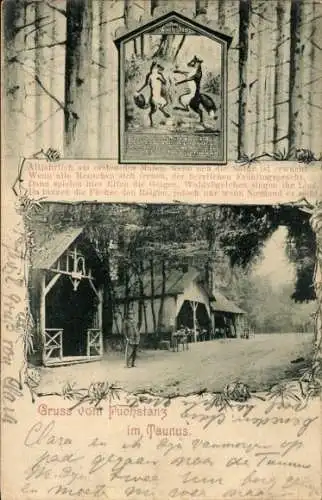 Ak Königstein im Taunus Hessen, Fuchstanz