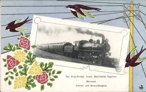 PC Semi-Weekly South Manchurian Express between Dairen and Kwanchengtzu