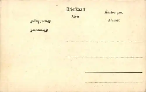 Ak Tosari Java Indonesië, Gezicht op Kampoeng en Hotel Tosarie