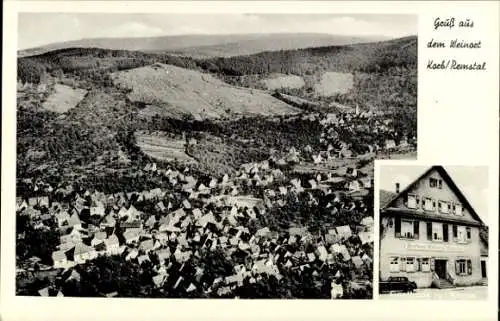 Ak Korb im Remstal Württemberg, Fliegeraufnahme, Gasthaus zur Krone