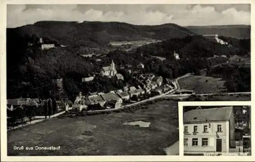 Ak Donaustauf in der Oberpfalz, Landschaft von  Gasthof Goldenes Roß, gepflegte Küche, schöner Ga