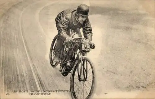 Ak Motorrennsport, Motorradfahrer Champoiseau