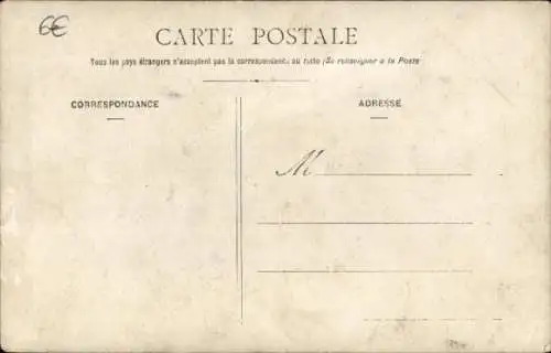 Foto Ak Französischer Soldat in Uniform, Portrait