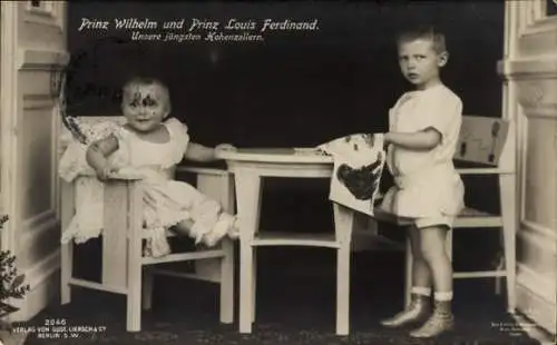 Ak Prinz Wilhelm und Prinz Louis Ferdinand von Preußen, Liersch 2046