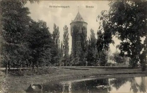 Ak Breda Nordbrabant Niederlande, Wilhelminapark