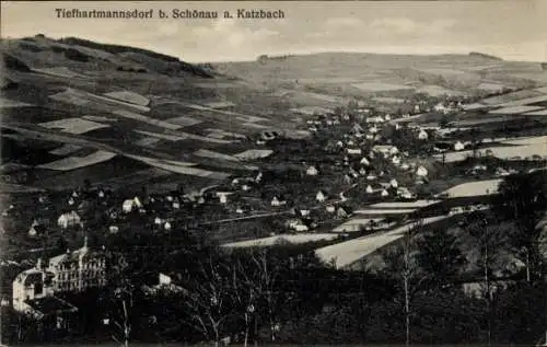 Ak Podgórki Tiefhartmannsdorf Świerzawa Schönau an der Katzbach Schlesien, Landschaftsansicht,...