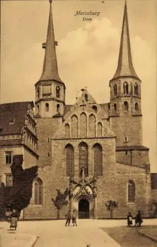 Ak Merseburg Sachsen, Blick auf den Merseburger Dom 
