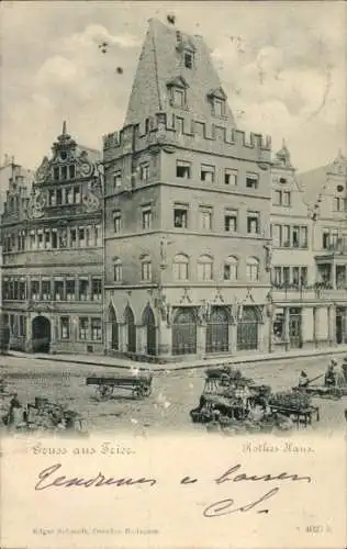 Ak Trier an der Mosel, Rothes Haus