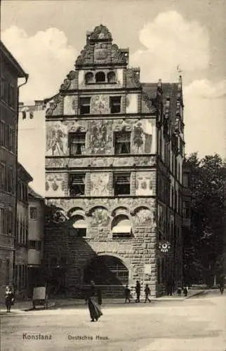 Ak Konstanz am Bodensee, Deutsches Haus