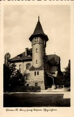 Ak Plauen im Vogtland, König Georg-Kaserne, Offizierheim