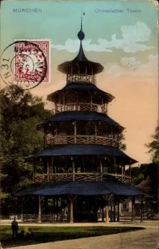 Ak München, Chinesischer Thurm