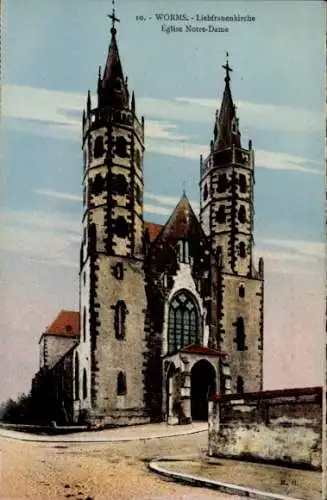 Ak Hochheim Worms am Rhein, Liebfrauenkirche