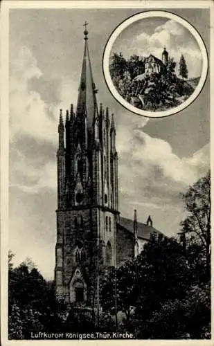 Ak Königsee in Thüringen, Kirche