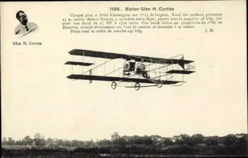 CPA Biplan Glen H. Curtiss, Doppeldecker