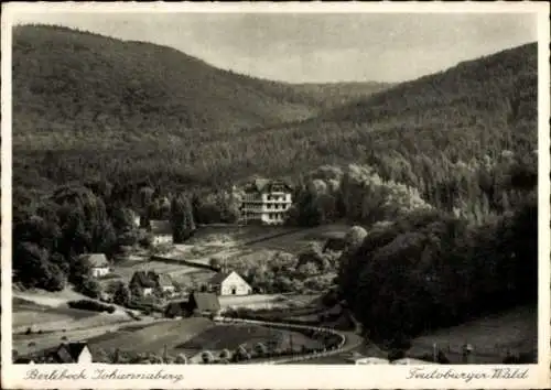 Ak Johannaberg Berlebeck Detmold im Teutoburger Wald, Berlebeck Johannaberg, grüne Hügel, Villen,