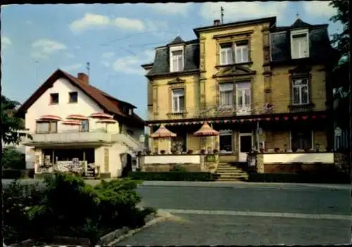 Ak Bad Salzhausen Nidda in Hessen, Bienko's Parkcafé und Kurpension