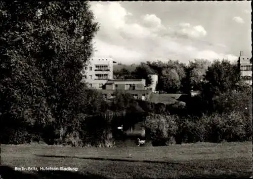 Ak Berlin Neukölln Britz, Hufeisen-Siedlung