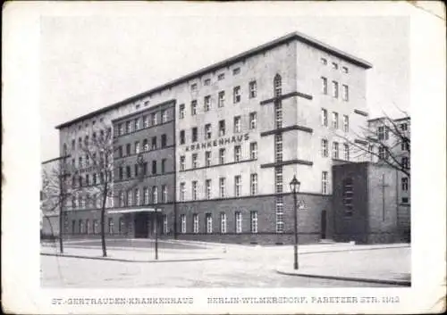 Ak Berlin Wilmersdorf, Sankt Getrauden Krankenhaus