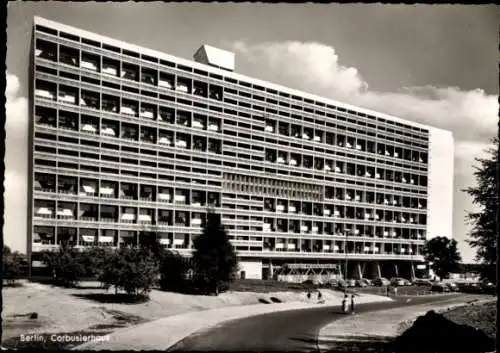 Ak Berlin Charlottenburg Westend, Corbusier Haus am Hailsberger Dreieck