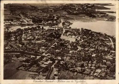 Ak Neustadt in Holstein, Panorama, Luftaufnahme