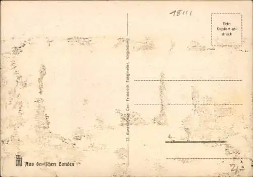 Ak Hansestadt Rostock, Rosengarten