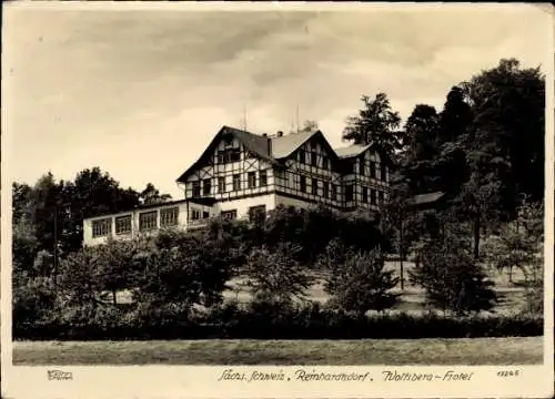 Ak Reinhardtsdorf Schöna Sächsische Schweiz, Wolfsberg Hotel, Hahn 13265