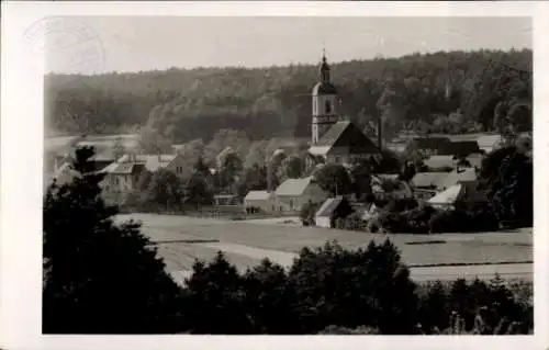 Ak Oßling Ossling in der Oberlausitz, Teilansicht