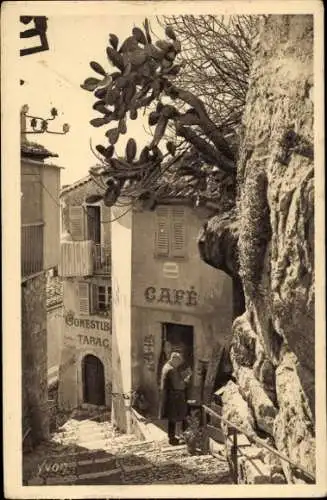 Ak Èze Alpes Maritimes, Vieille Rue taillee dans le roc