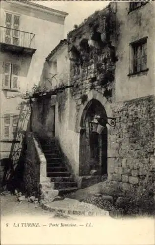 Ak La Turbie Alpes Maritimes, Porte Romaine